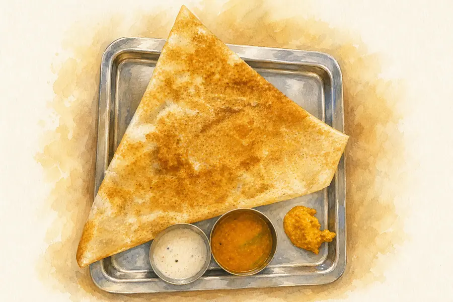 Masala Dosa — illustration