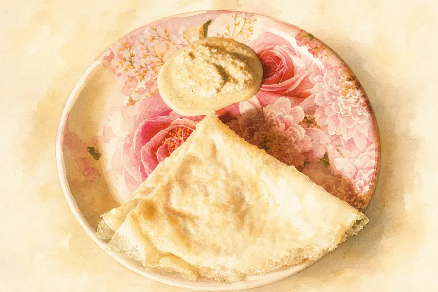 Neer Dosa — illustration