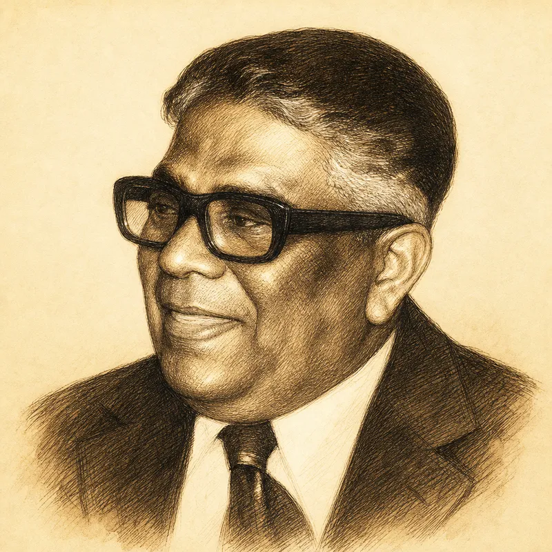 Justice K. S. Hegde, illustrated